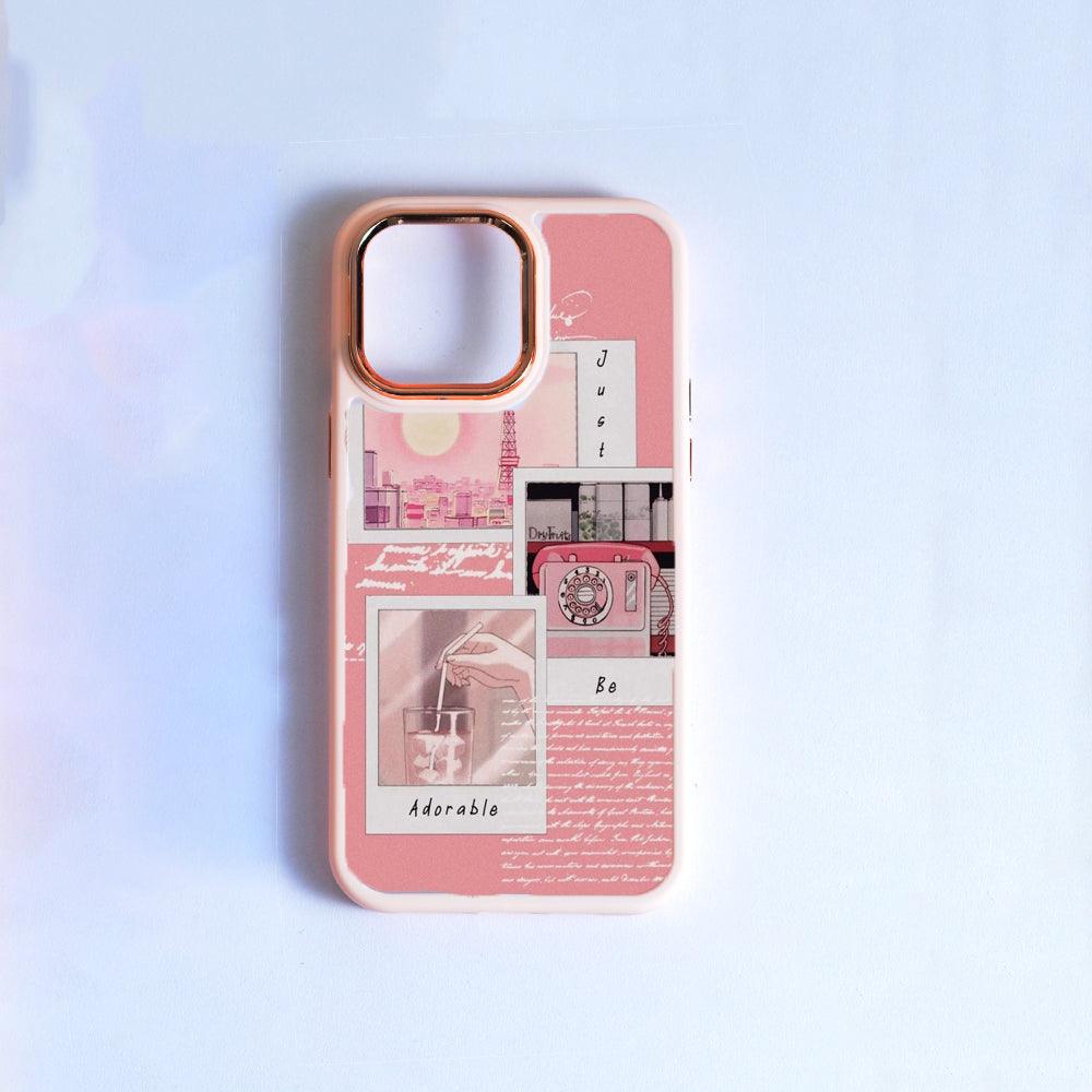Be Adorable Pink Border Case - Case On
