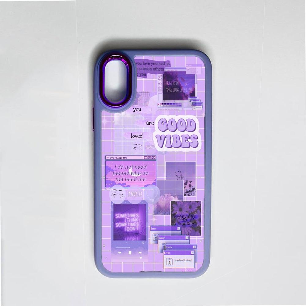 Vibes Purple Border Case - Case On