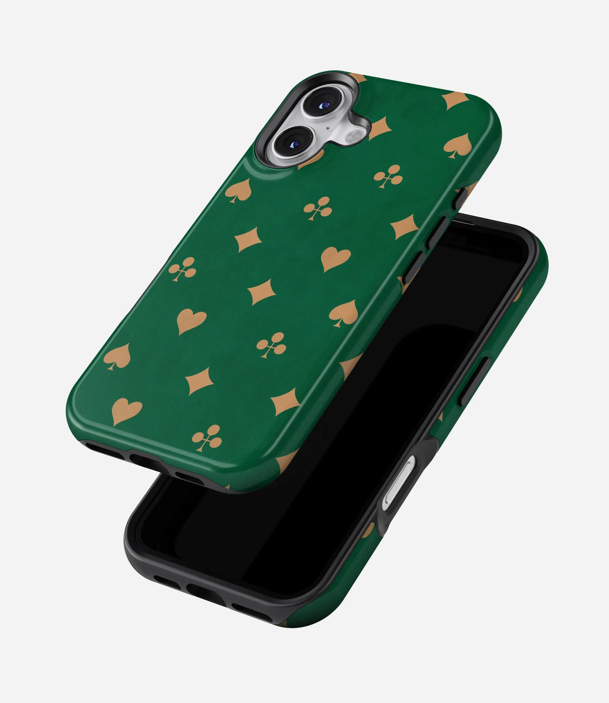 Lucky Suits Premium Tough Shining Phone Case (Double Layer) Available For All iPhone Models