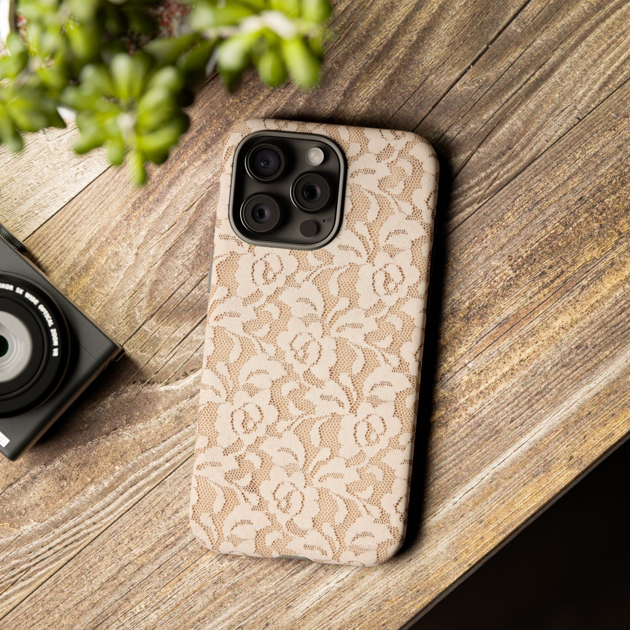 Coastal Toile Tough Case  Available For All iPhone Models