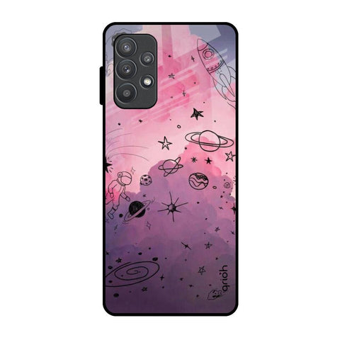 Space Doodles Glossy Case for Samsung Galaxy A52