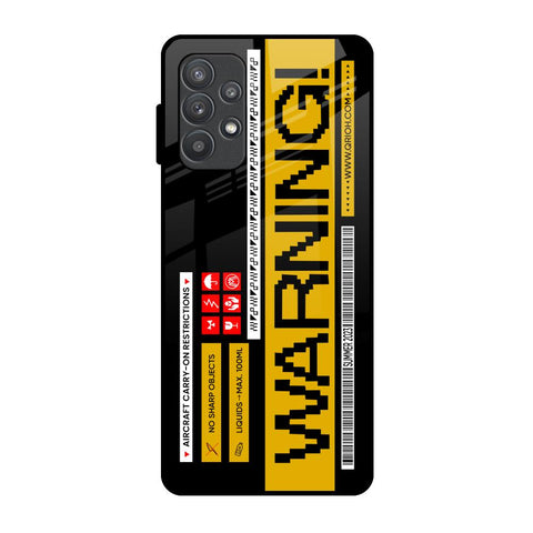 Aircraft Warning Glossy Case for Samsung Galaxy A52