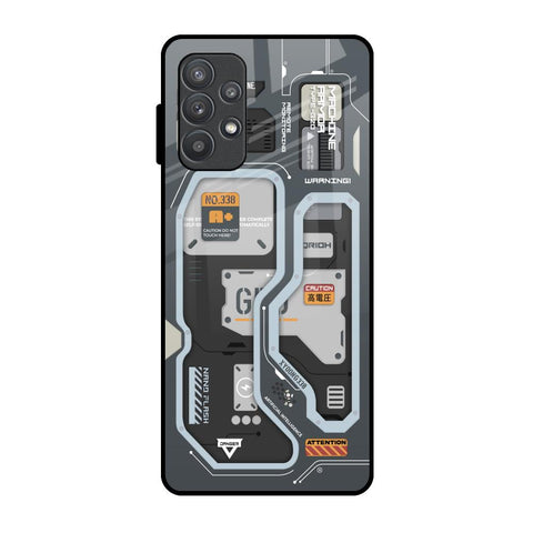 Retro Futuristic Glossy Case for Samsung Galaxy A52
