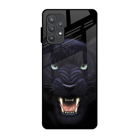 Angry Black Leopard Glossy Case for Samsung Galaxy A52
