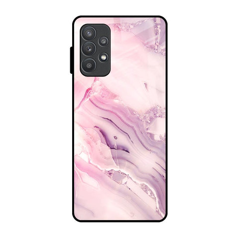 Diamond Pink Gradient Glossy Case For Samsung Galaxy A52