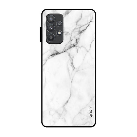 Modern White Marble Glossy Case for Samsung Galaxy A52