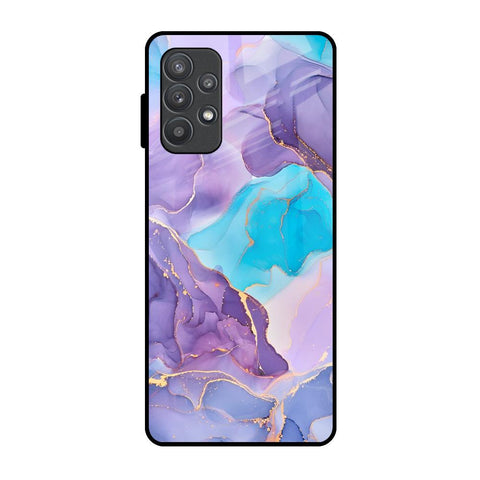 Alcohol ink Marble Glossy Case for Samsung Galaxy A52