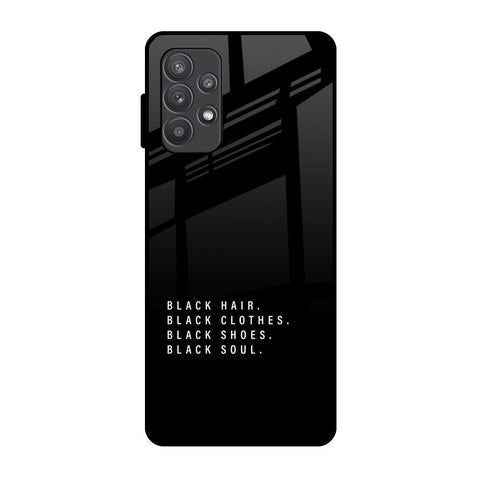 Black Soul Glossy Case for Samsung Galaxy A52