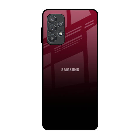 Wine Red Glossy Case For Samsung Galaxy A52