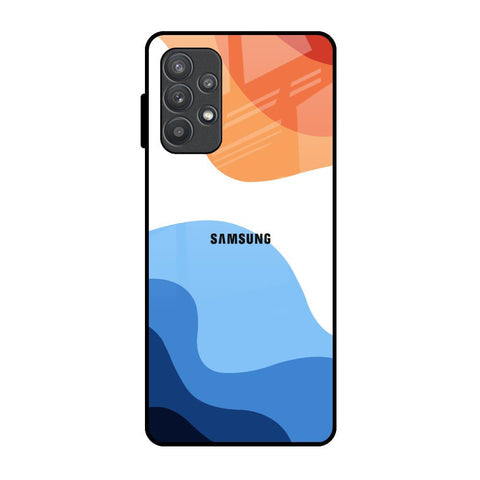 Wavy Color Pattern Glossy Case for Samsung Galaxy A52