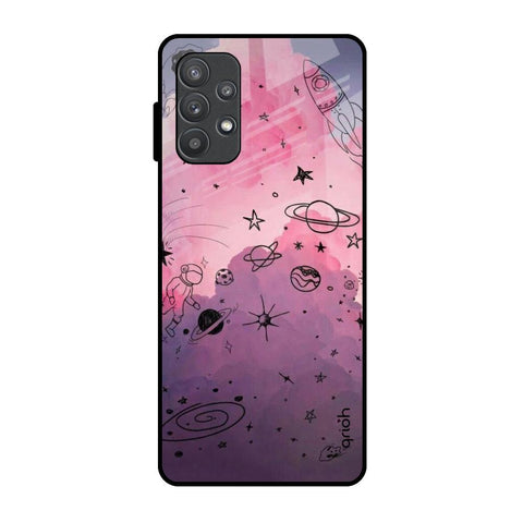 Space Doodles Glossy Case for Samsung Galaxy A72