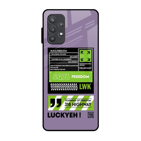 Run & Freedom Glossy Case for Samsung Galaxy A72