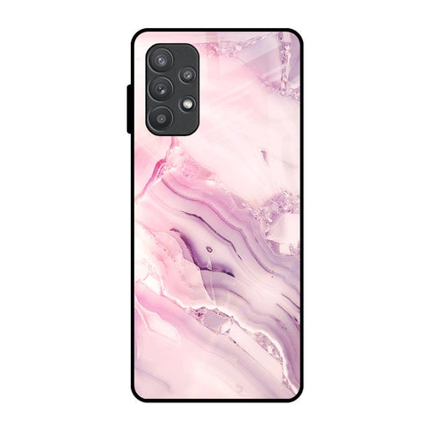 Diamond Pink Gradient Glossy Case For Samsung Galaxy A72