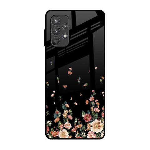 Floating Floral Print Glossy Case for Samsung Galaxy A72