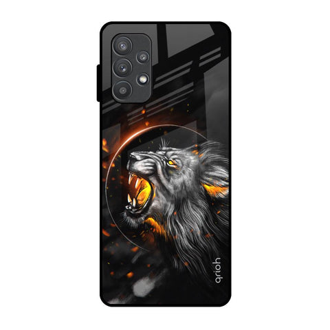 Aggressive Lion Glossy Case for Samsung Galaxy A72