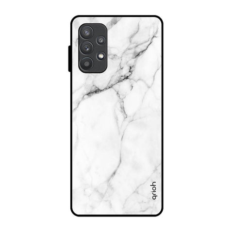 Modern White Marble Glossy Case for Samsung Galaxy A72