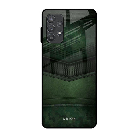 Green Leather Glossy Case for Samsung Galaxy A72