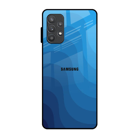 Blue Wave Abstract Glossy Case for Samsung Galaxy A72