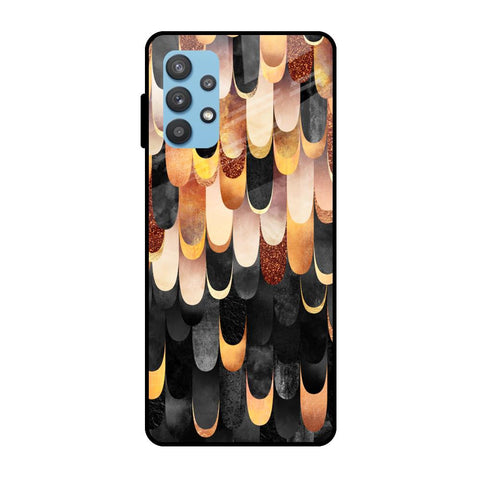Bronze Abstract Glossy Case for Samsung Galaxy A72