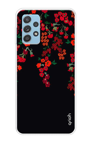 Floral Deco Soft Cover For Samsung Galaxy A72