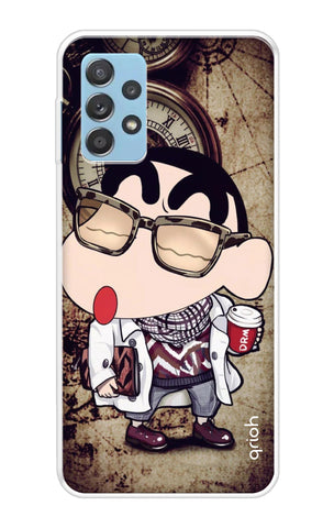 Nerdy Shinchan Soft Cover for Samsung Galaxy A72
