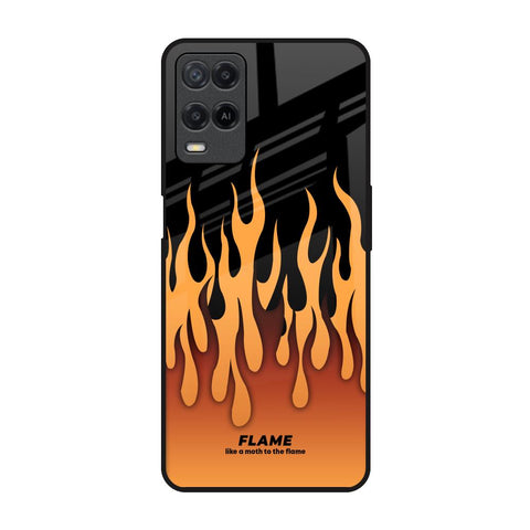 Fire Flame Glossy Case for Realme 8