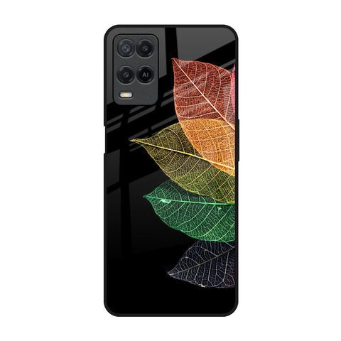 Colorful Leaves Glossy Case for Realme 8