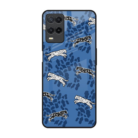 Blue Cheetah Glossy Case for Realme 8
