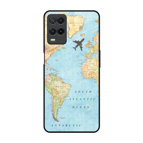 Travel Map Glossy Case for Realme 8