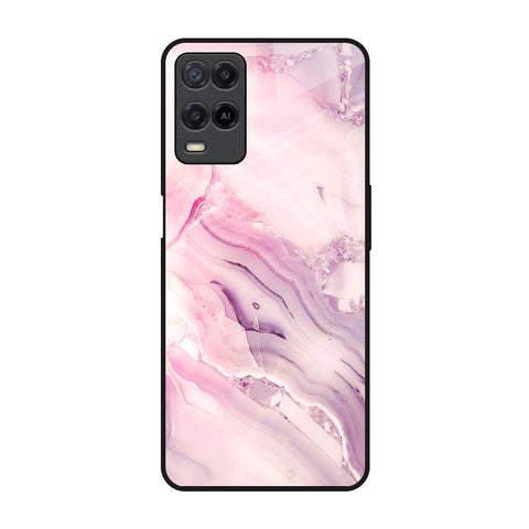 Diamond Pink Gradient Glossy Case For Realme 8