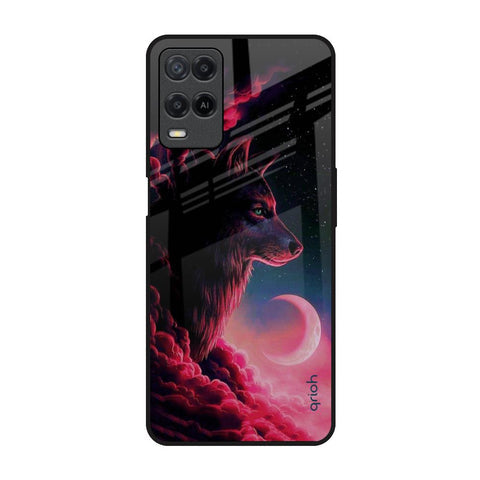 Moon Wolf Glossy Case for Realme 8