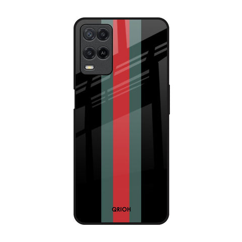 Vertical Stripes Glossy Case for Realme 8