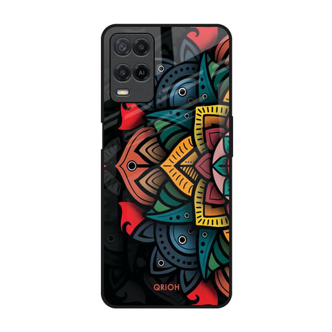 Retro Gorgeous Flower Glossy Case for Realme 8
