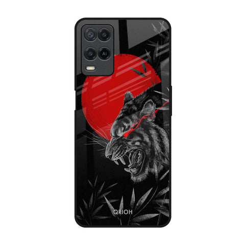 Red Moon Tiger Glossy Case for Realme 8