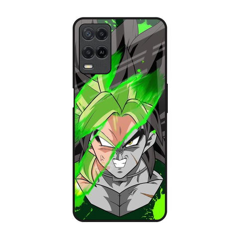 Anime Green Splash Glossy Case for Realme 8