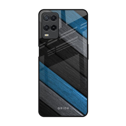Multicolor Wooden Effect Glossy Case for Realme 8