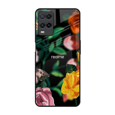 Flowers & Butterfly Glossy Case for Realme 8