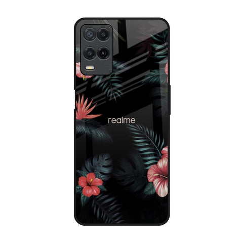 Tropical Art Flower Glossy Case for Realme 8