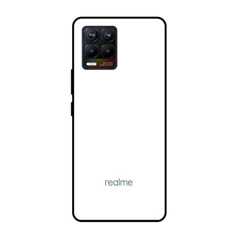 Arctic White Glossy Case for Realme 8