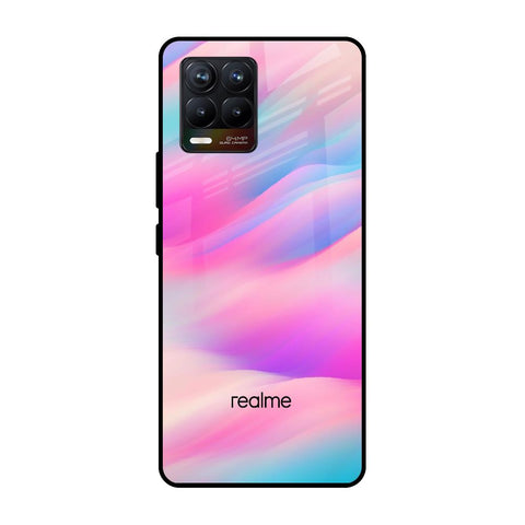 Colorful Waves Glossy case for Realme 8
