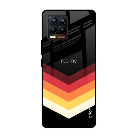 Abstract Arrow Pattern Glossy Case For Realme 8