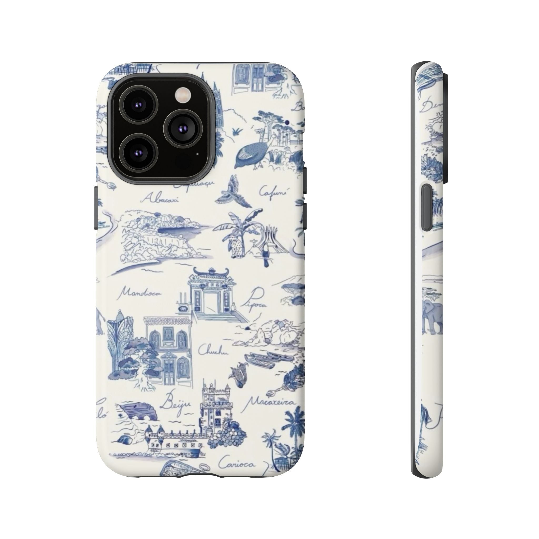 Crimson Bloom Tough Case  Available For All iPhone Models