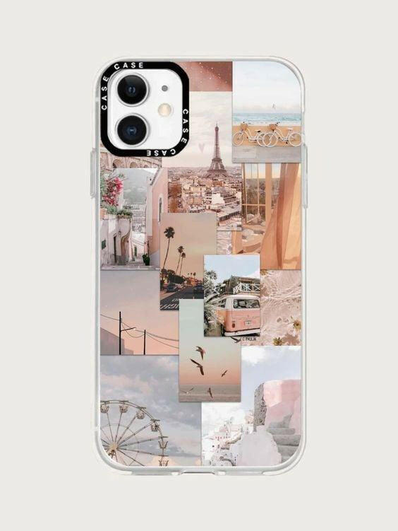 Urban Chic Travel Collage Phone Case - Case On