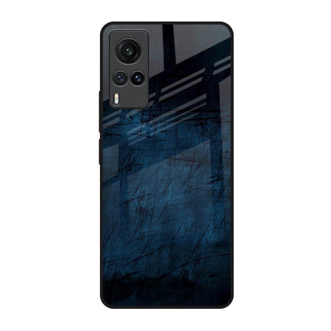 Dark Blue Grunge Glossy Case for Vivo X60