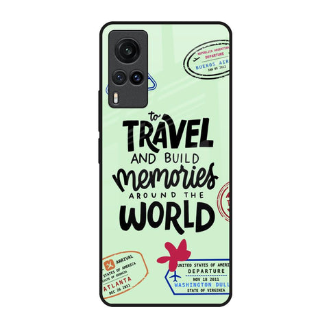 Travel Stamps Glossy Case for Vivo X60