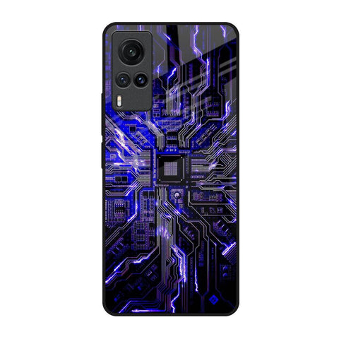 Techno Color Pattern Glossy Case For Vivo X60