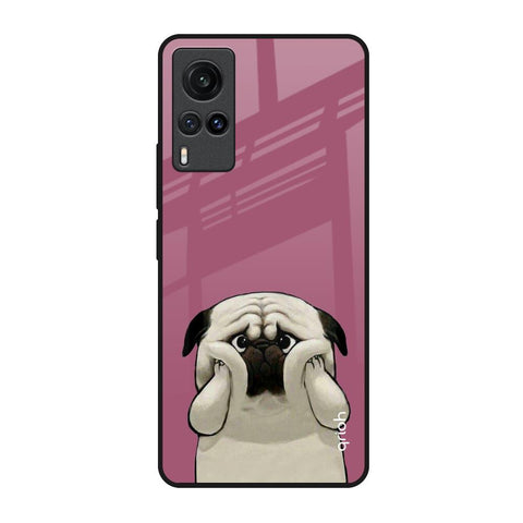 Funny Pug Face Glossy Case For Vivo X60