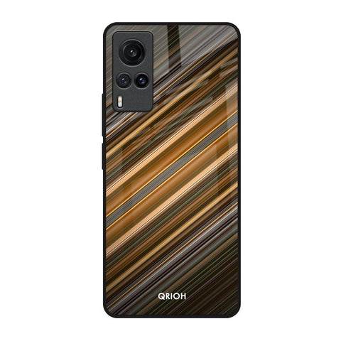 Diagonal Slash Pattern Glossy Case for Vivo X60