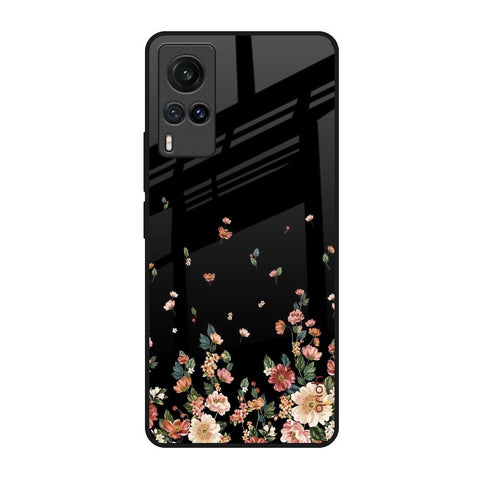 Floating Floral Print Glossy Case for Vivo X60