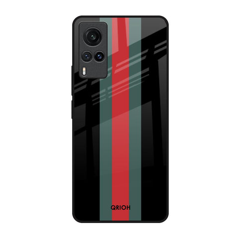 Vertical Stripes Glossy Case for Vivo X60